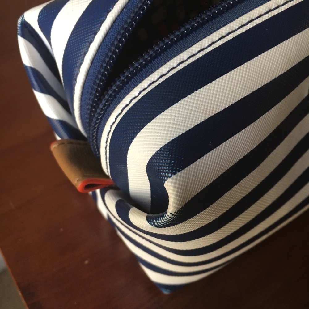 Stella & Dot Striped Pouf - Picture 5 of 7